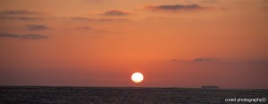 Sunset in the Bay of Biscay